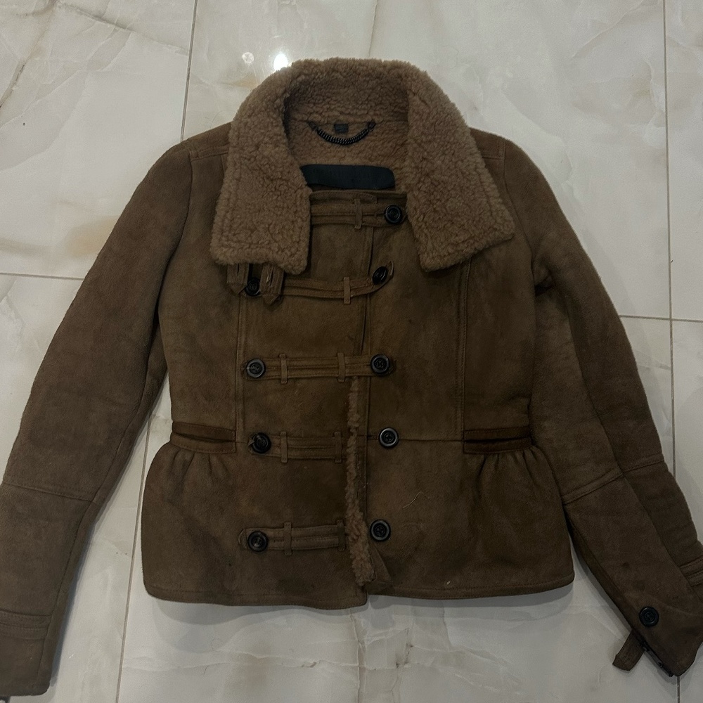 BURBERRY VELVET TANNED JACKET